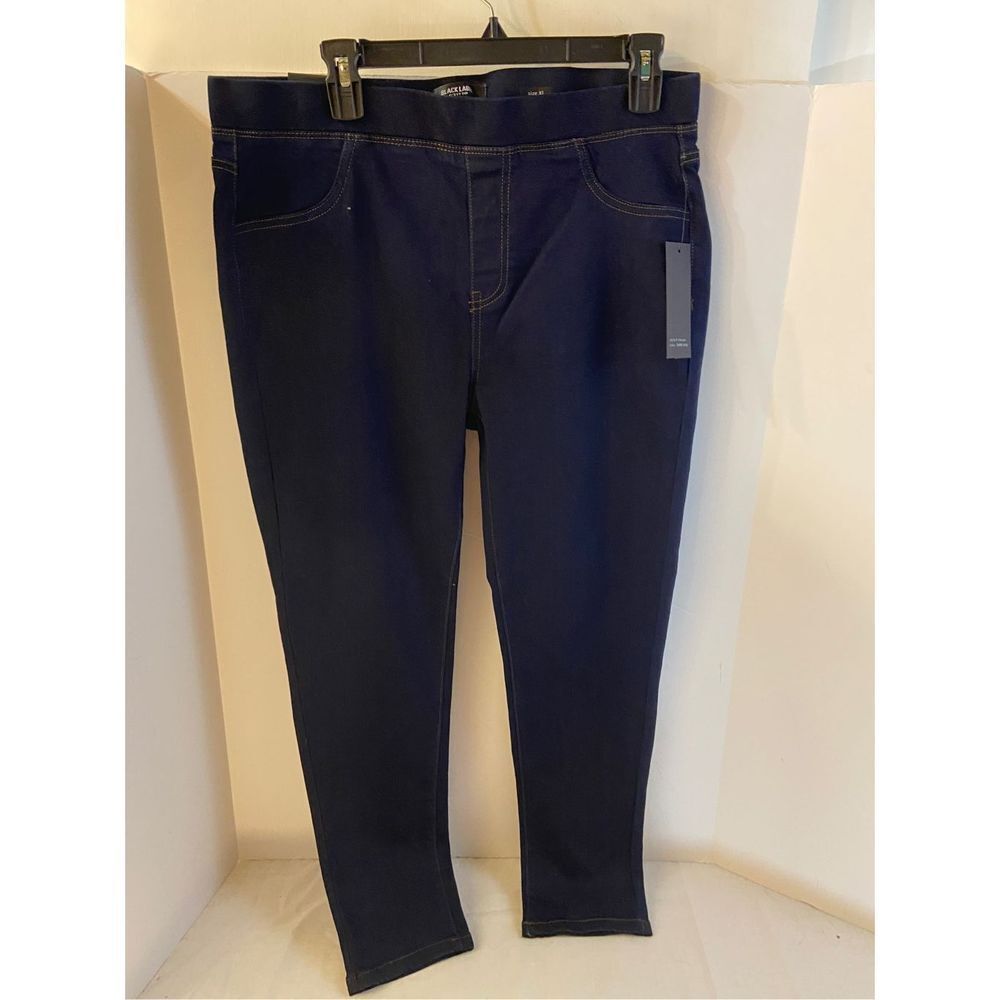 Black label Jeggings Skinny jeans Xl new rn# 105396‎